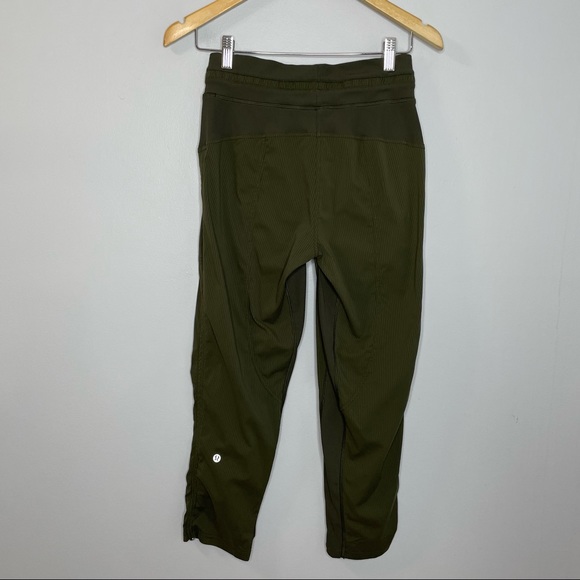 Lululemon Dance Studio Crop 25” Dark Olive Jogger Pants - Picture 5 of 11